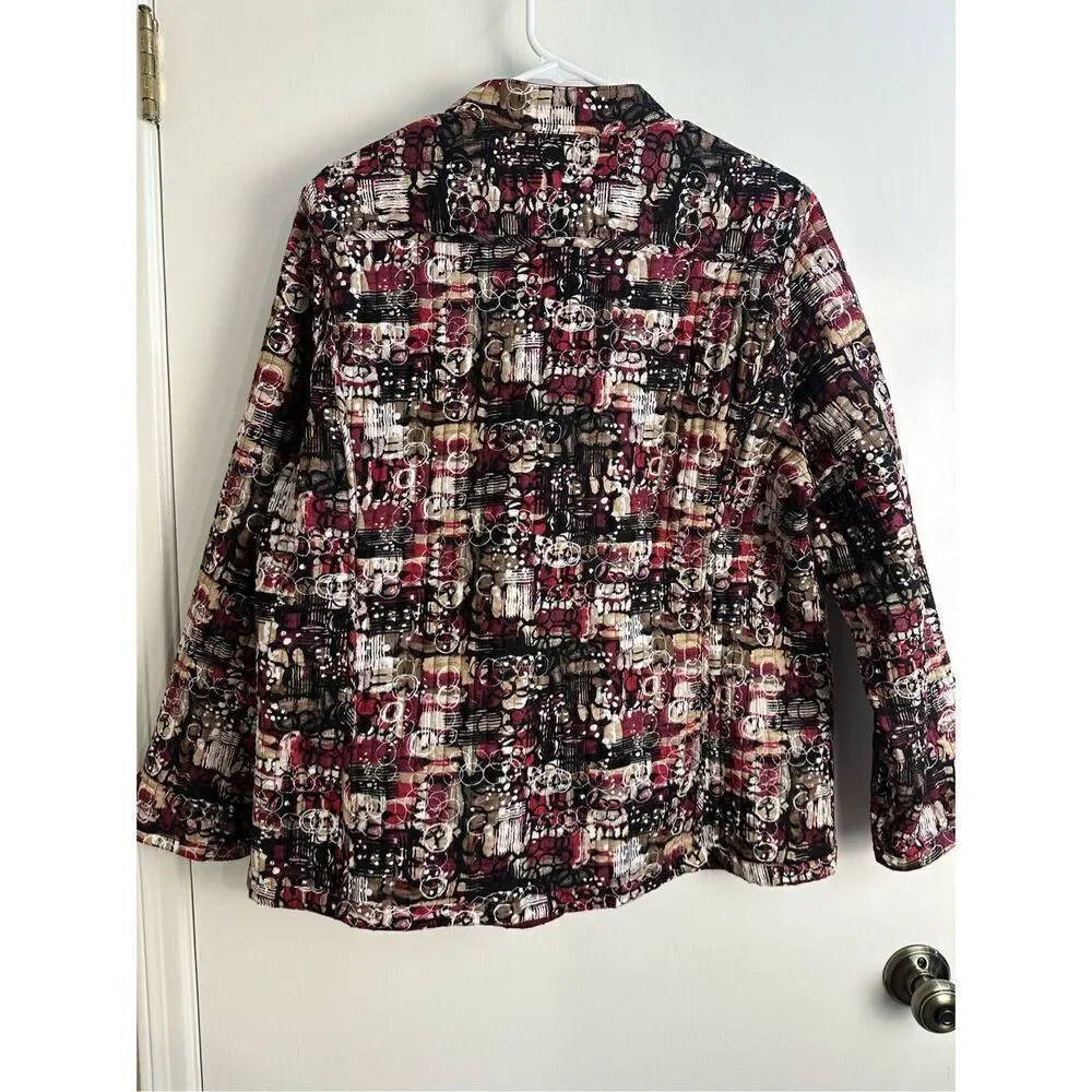 CJ Banks sz 1X reversible quilted jacket